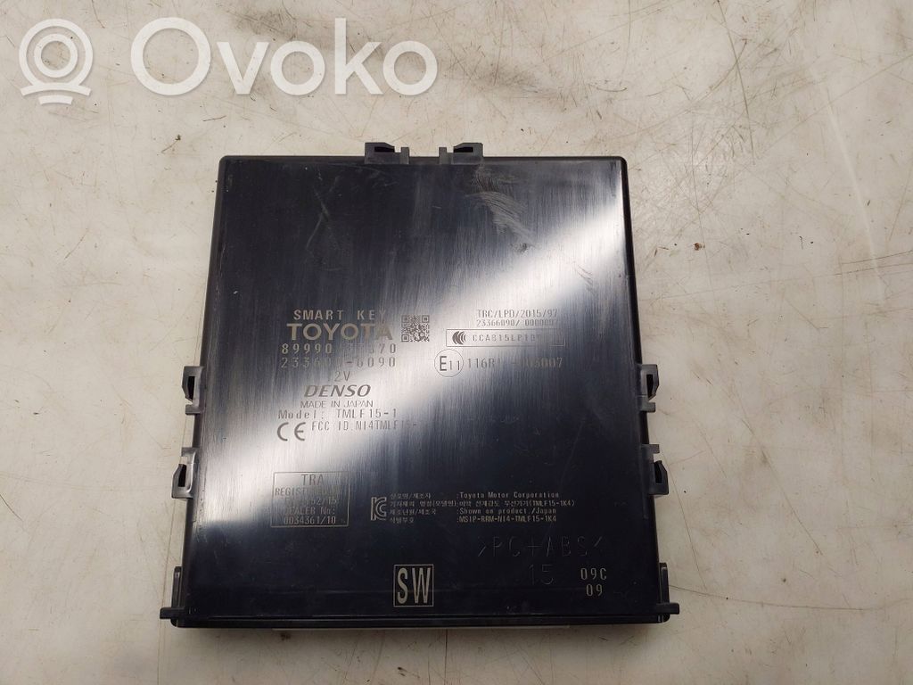 Toyota Camry VIII XV70  Unitate/modul de control fără cheie (KESSY) 