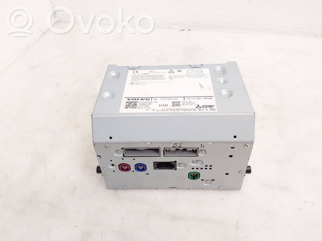 Volvo S90, V90 Unidad delantera de radio/CD/DVD/GPS