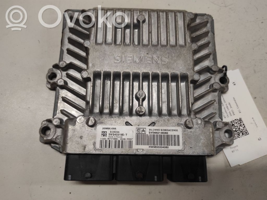 Peugeot 407 Engine control unit/module 