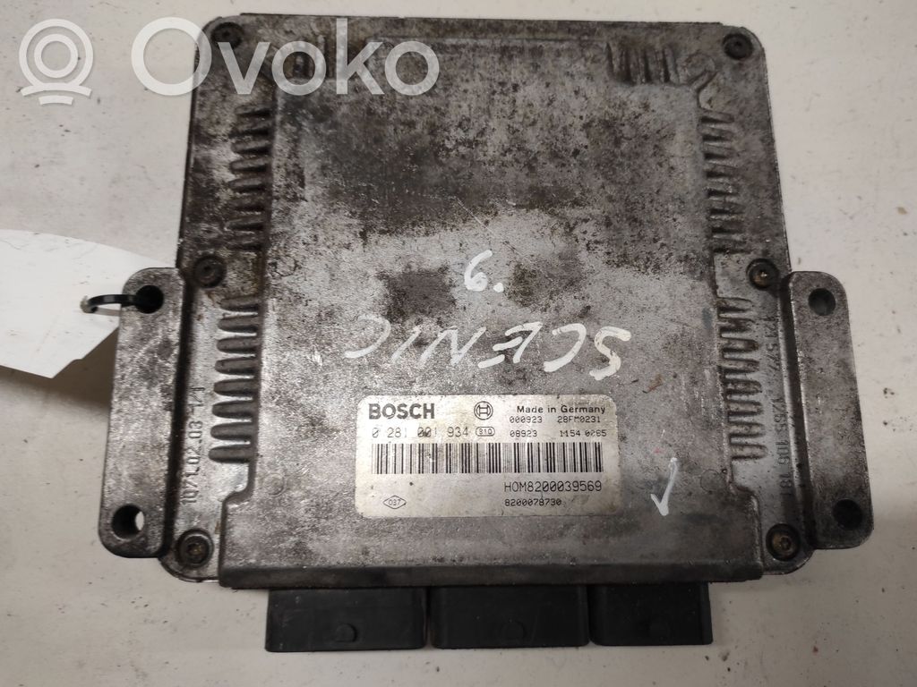 Engine control unit/module   0281001934