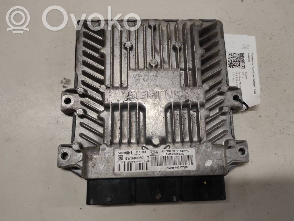 Peugeot 607 Engine control unit/module 