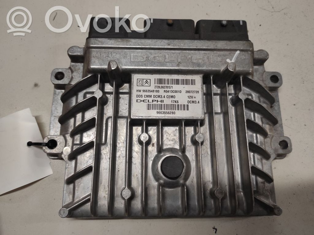 Peugeot 407 Engine control unit/module 