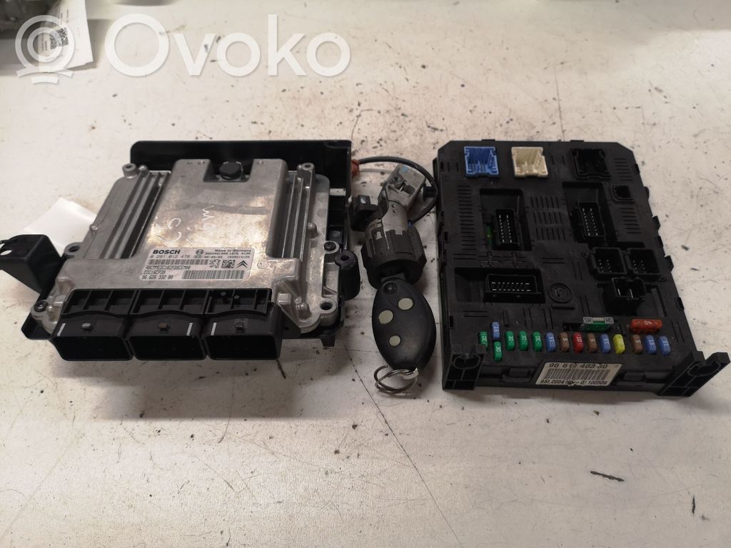 Citroen C5 Engine ECU kit and lock set 