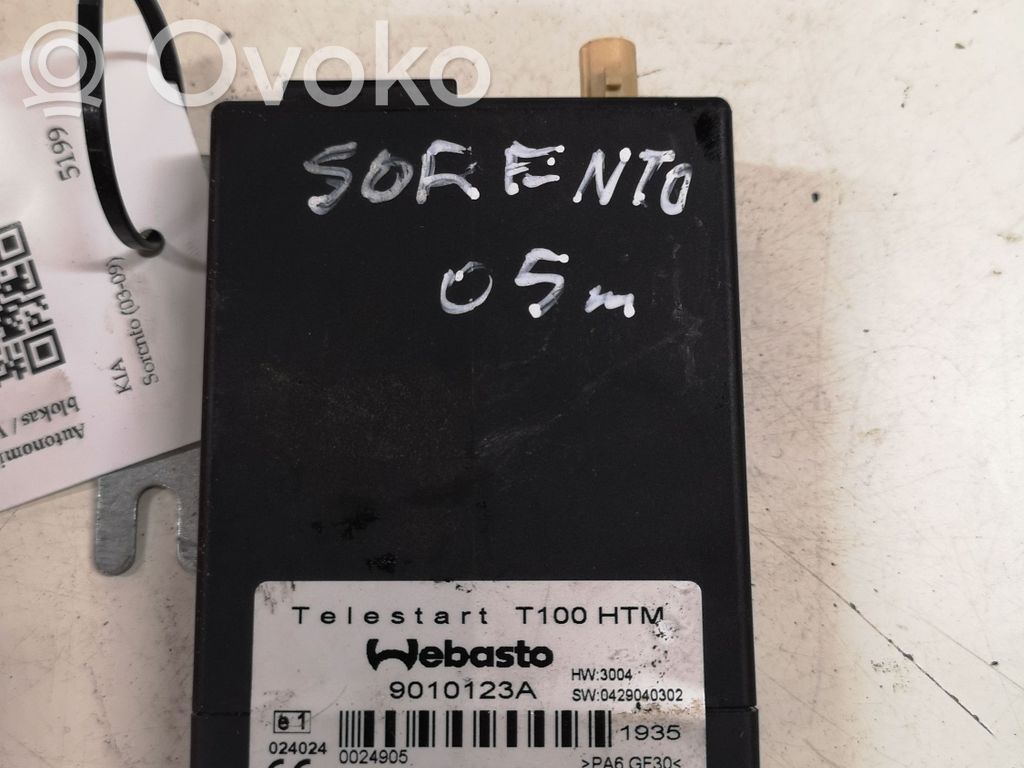 KIA Sorento Auxiliary heating control unit/module 