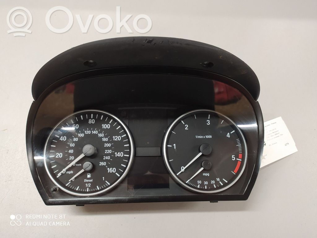 BMW 3 E90 E91 Speedometer (instrument cluster) 