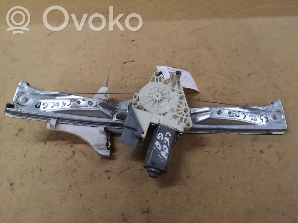 Citroen C5 Mechanizm podnoszenia szyby tylnej bez silnika 