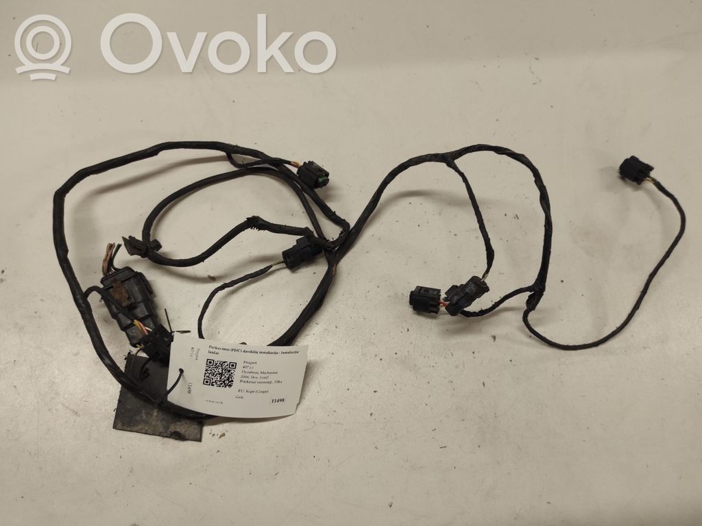 Peugeot 407 Cablaj cu senzori parcare (PDC) 