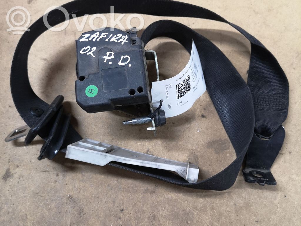 Opel Zafira A Cinturón delantero 