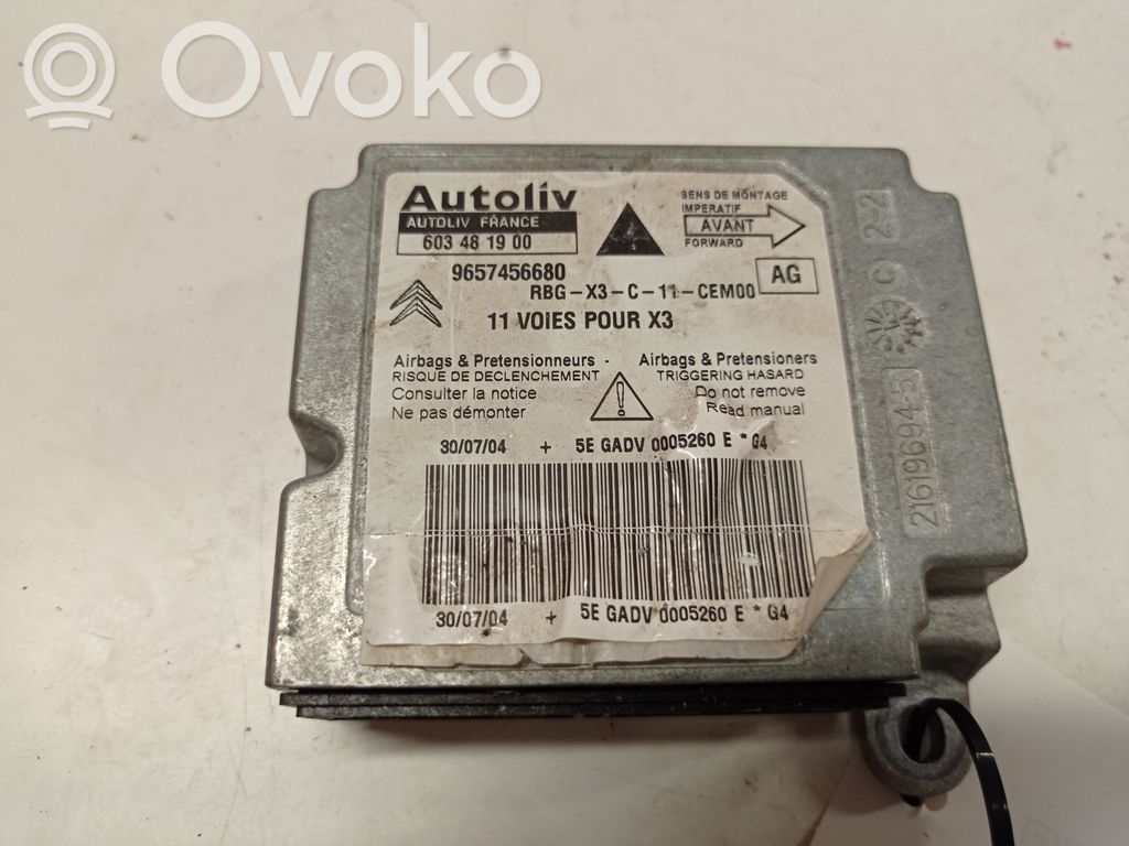 Citroen C5 Airbag control unit/module 