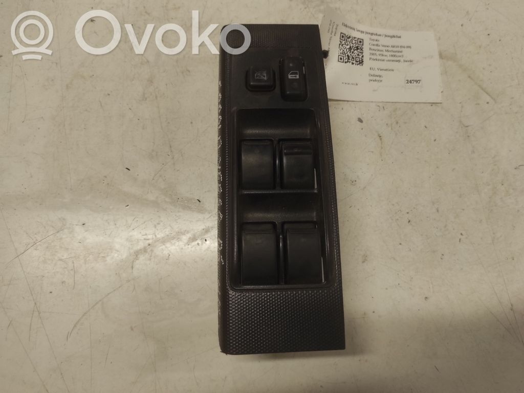 Toyota Corolla Verso AR10 Electric window control switch 