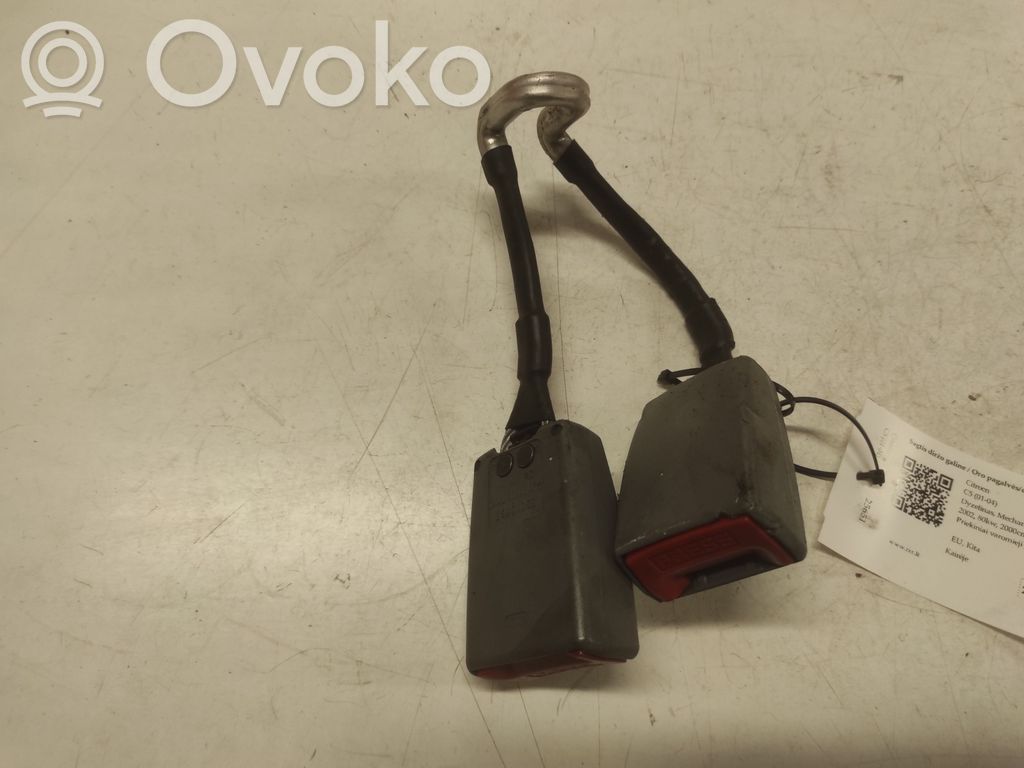 Citroen C5 Klamra tylnego pasa bezpieczeństwa 