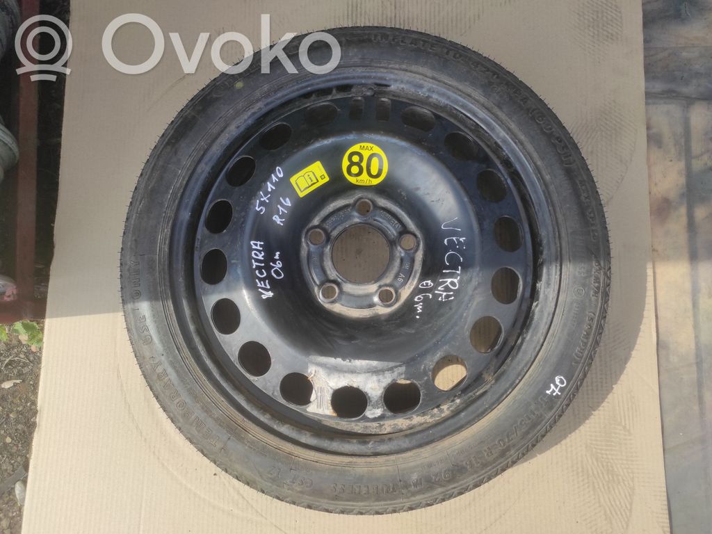 Opel Vectra C Rueda de repuesto R16 