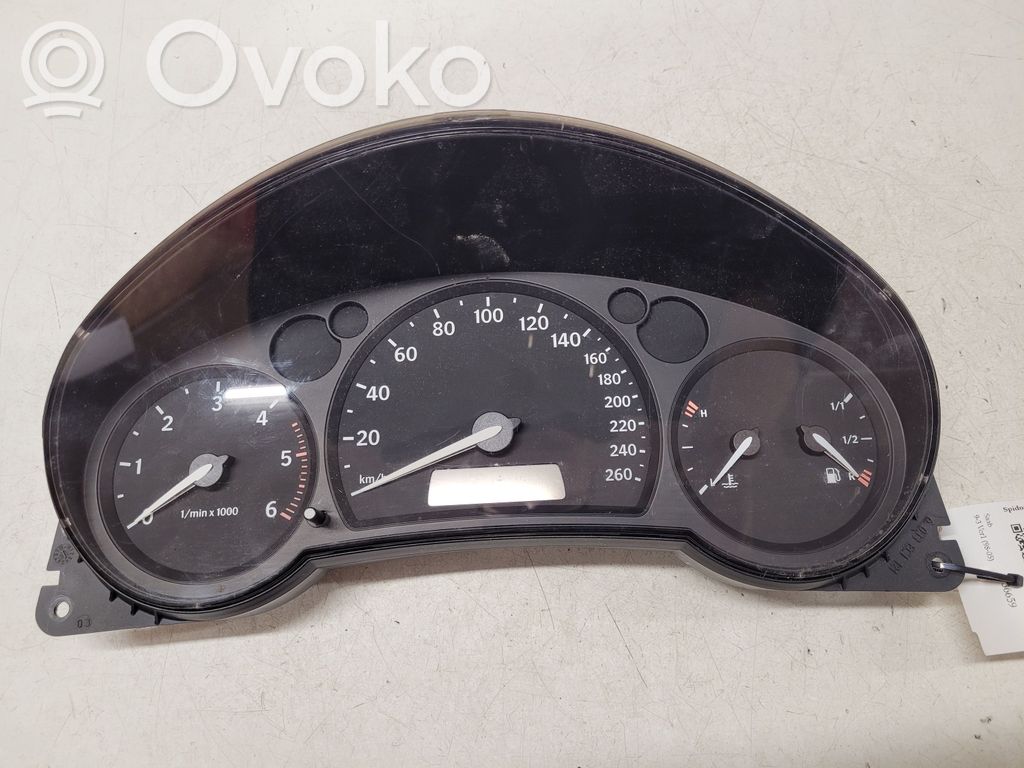 Saab 9-3 Ver1 Licznik / Prędkościomierz 