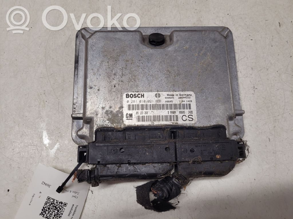 Opel Zafira A Unidad de control/módulo del motor 