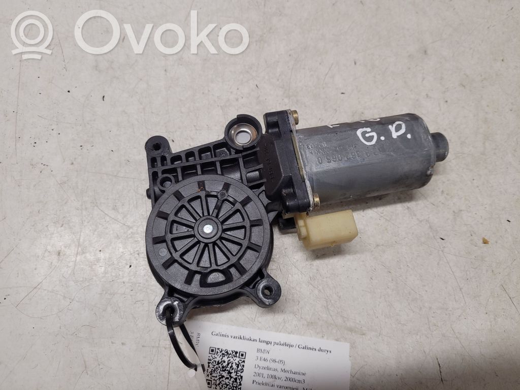 BMW 3 E46 Galinis varikliukas langų pakėlėjo 