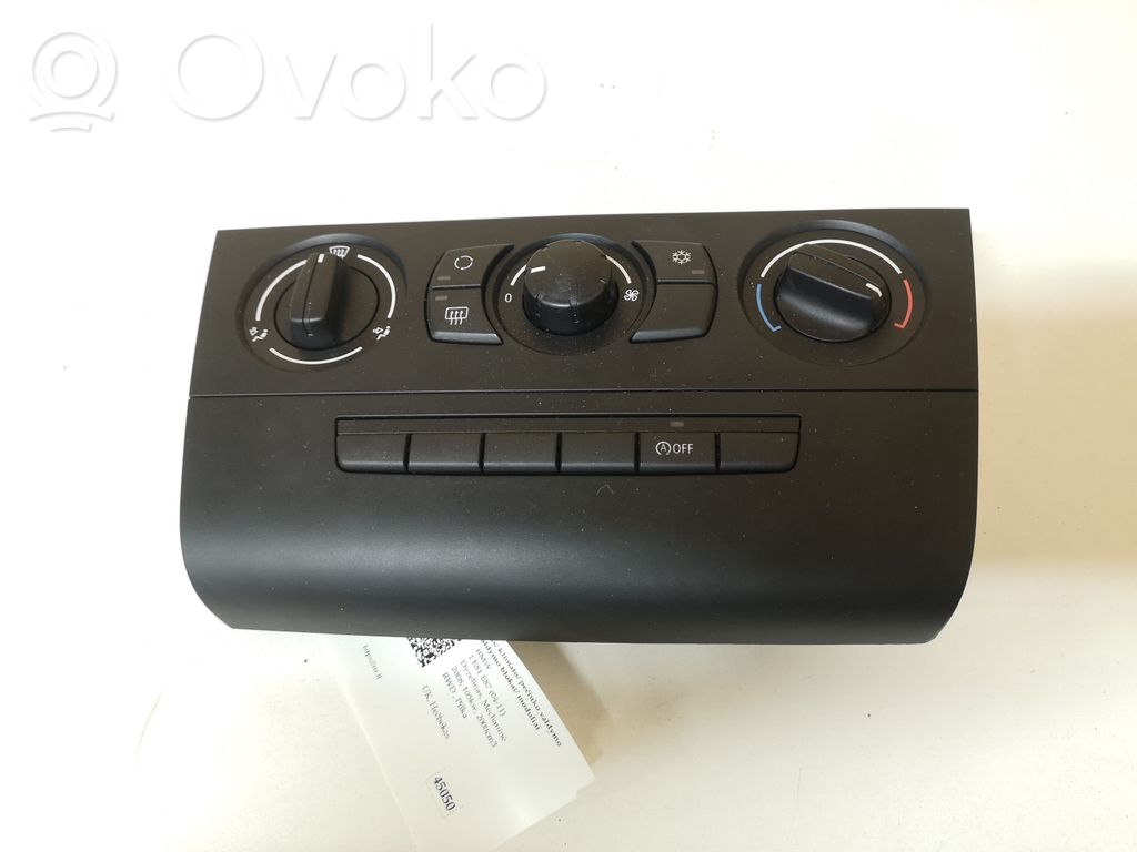 BMW 1 E81 E87 Climate control unit 