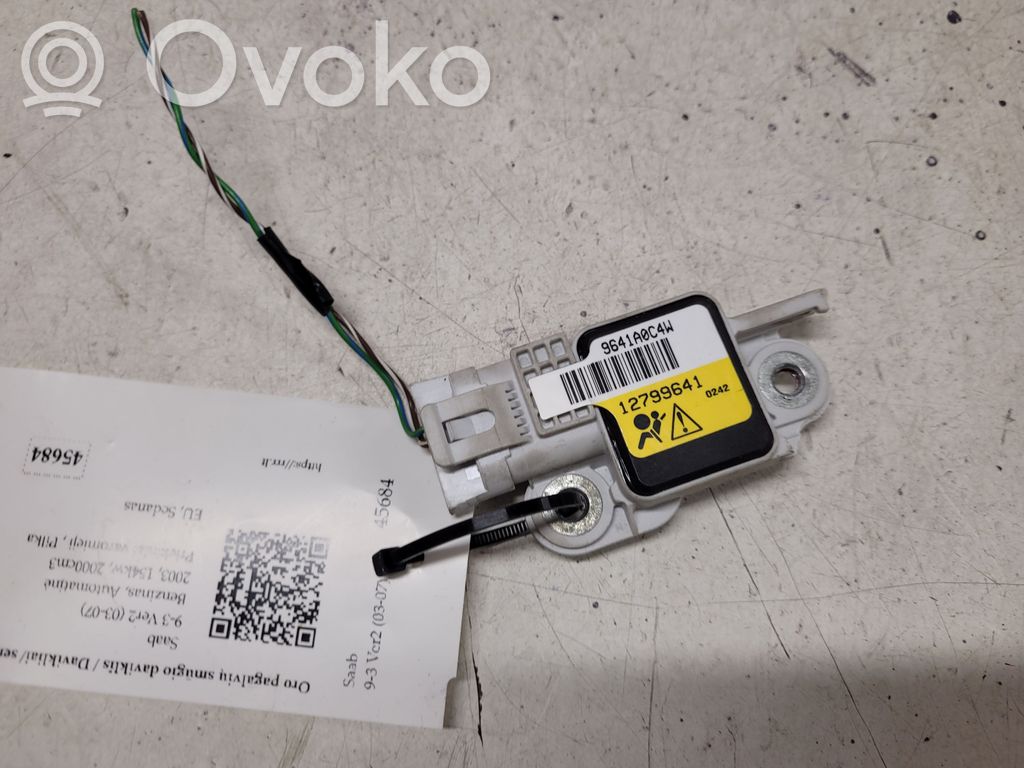Saab 9-3 Ver2 Airbagsensor Crashsensor Drucksensor 