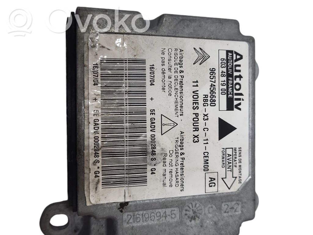 Citroen C5 Airbag control unit/module 