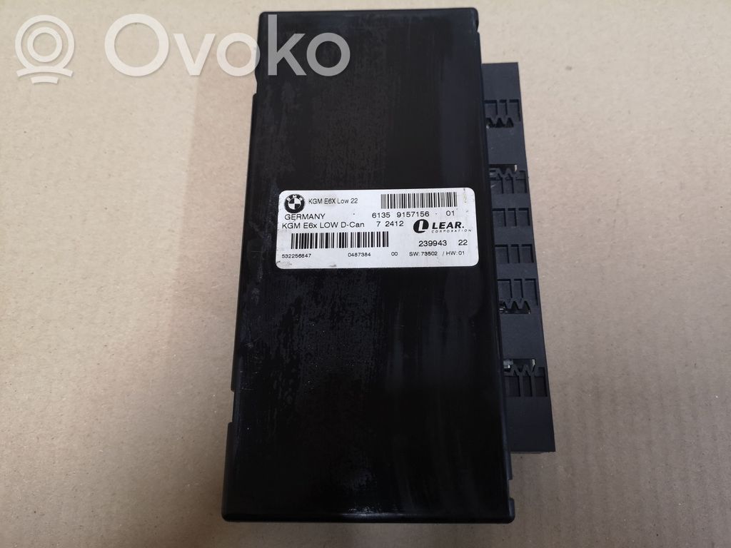 BMW 5 E60 E61 Komforto modulis 