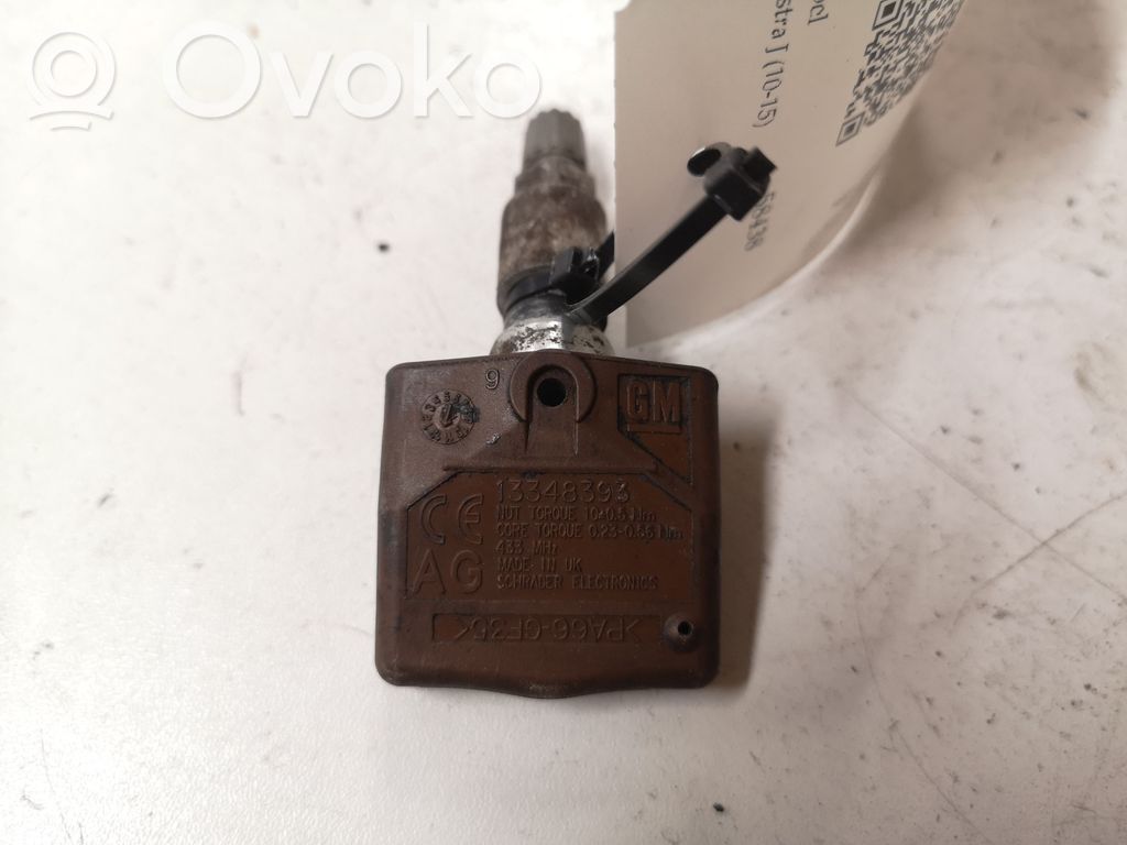 Opel Astra J Tire pressure sensor 