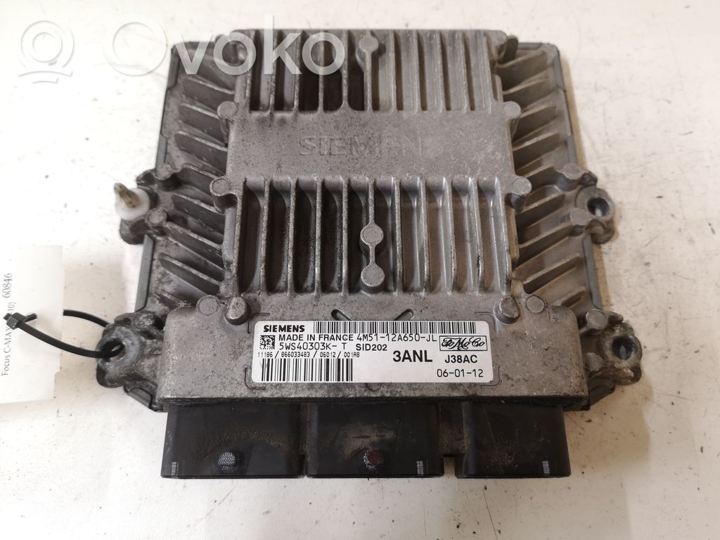 Ford Focus C-MAX Variklio valdymo blokas 