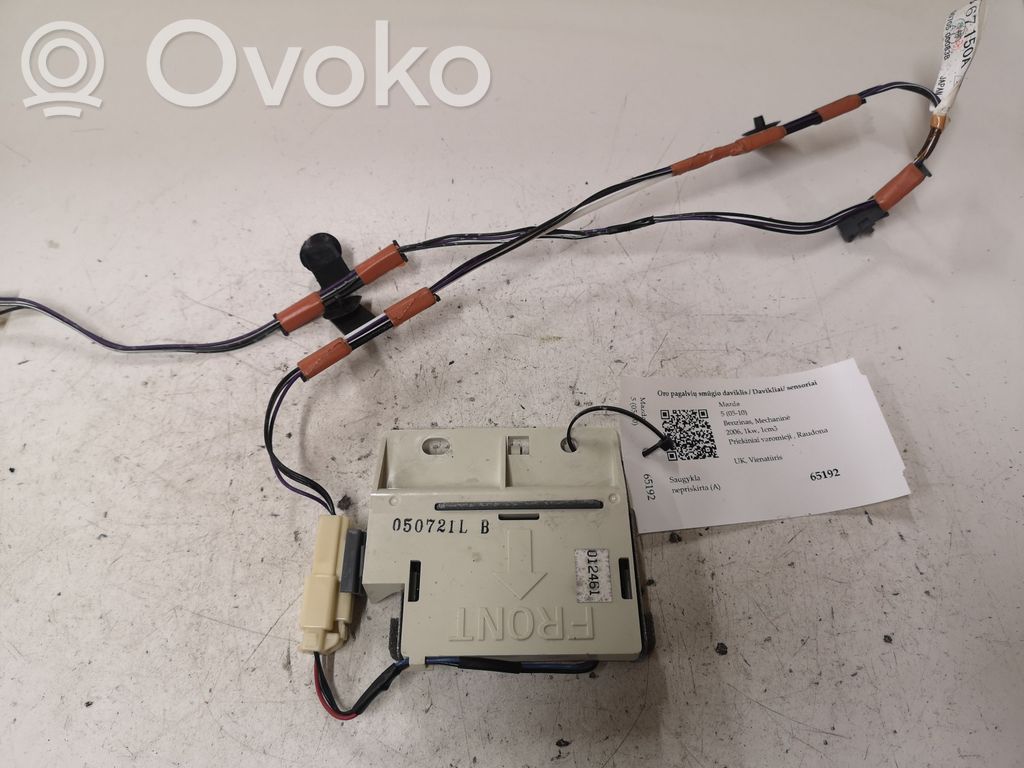 Mazda 5 Airbag deployment crash/impact sensor 