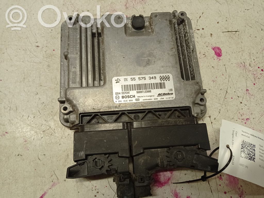 Opel Insignia A Engine control unit/module 