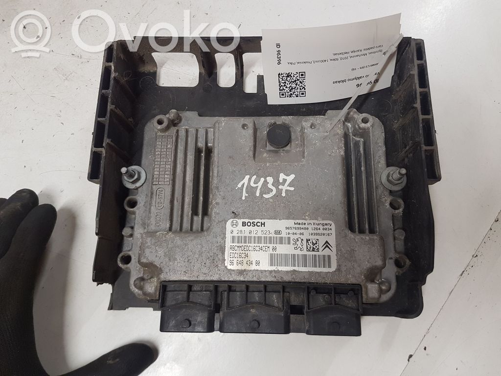Citroen C3 Variklio valdymo blokas 