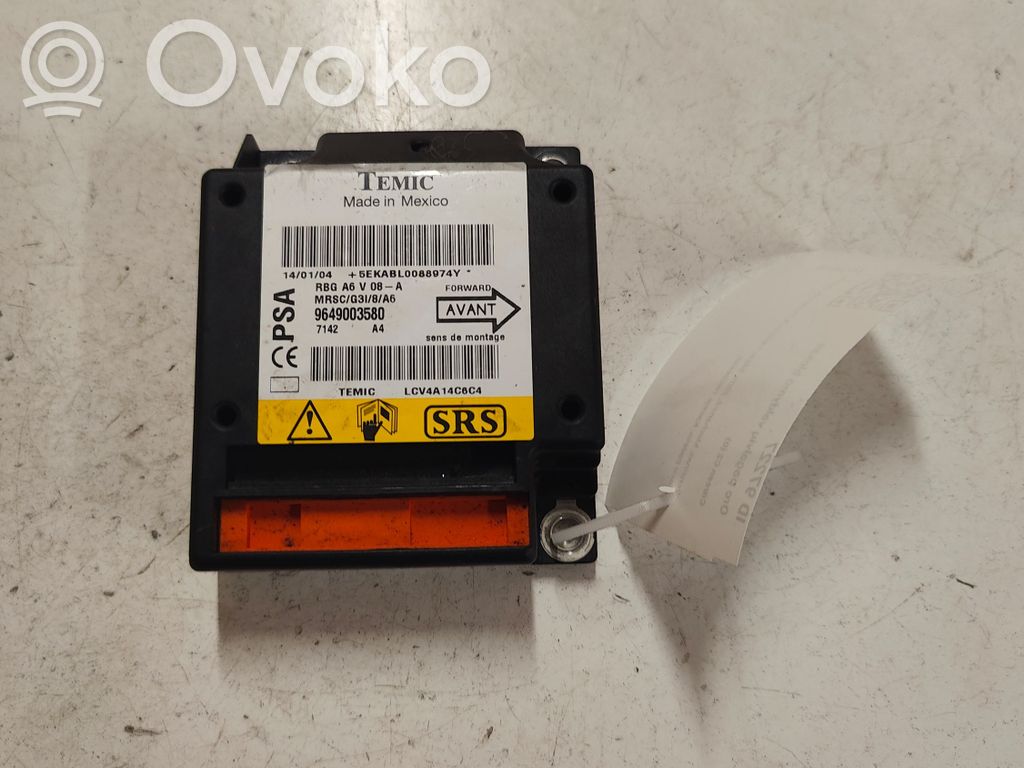 Airbag control unit/module   9649003580