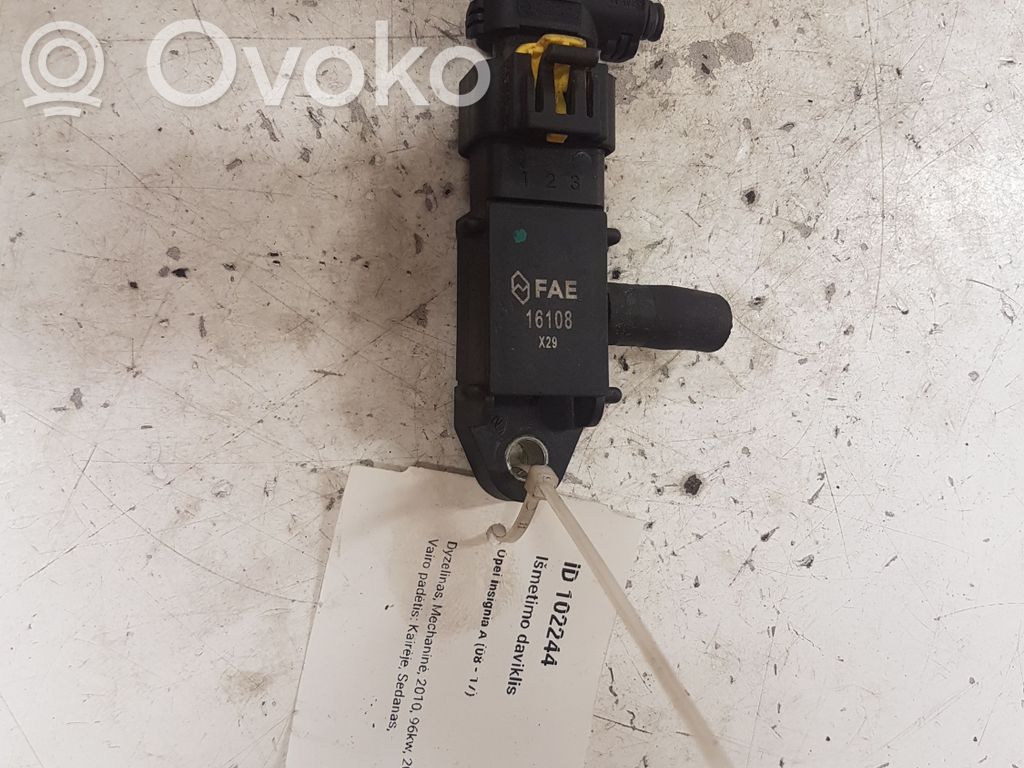 Opel Insignia A Exhaust pressure sensor 