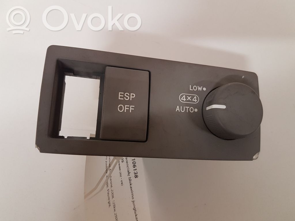 KIA Sorento Differential lock switch 