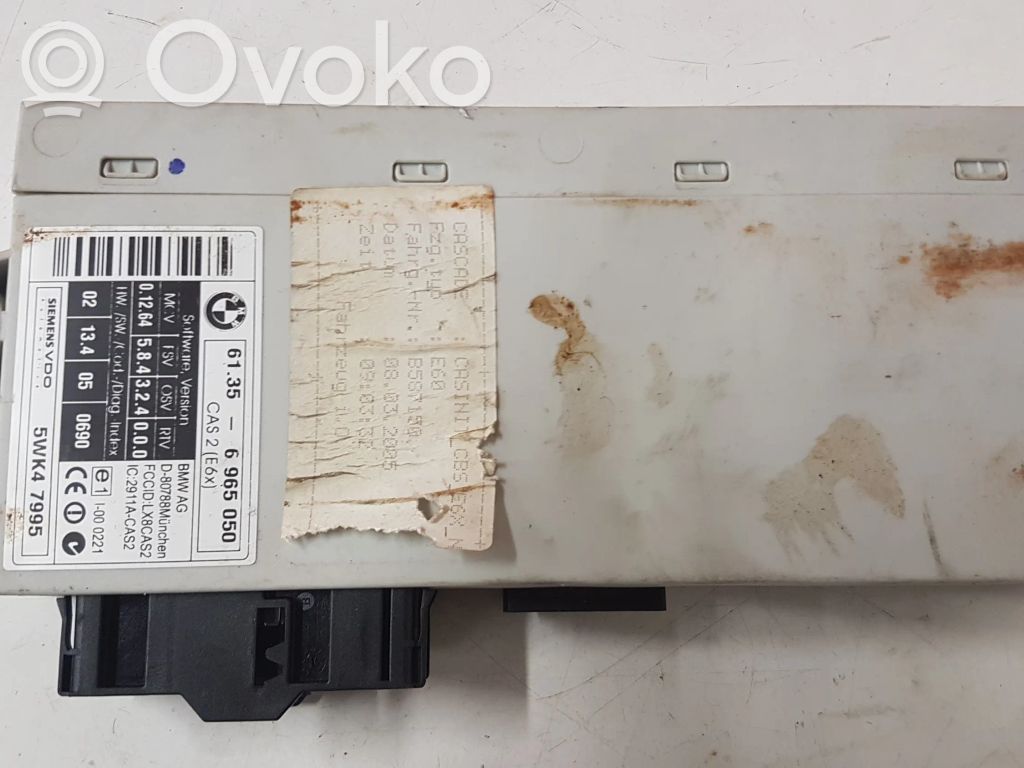 CAS-ohjainlaite/moduuli   61356965050,5WK47995,691361706