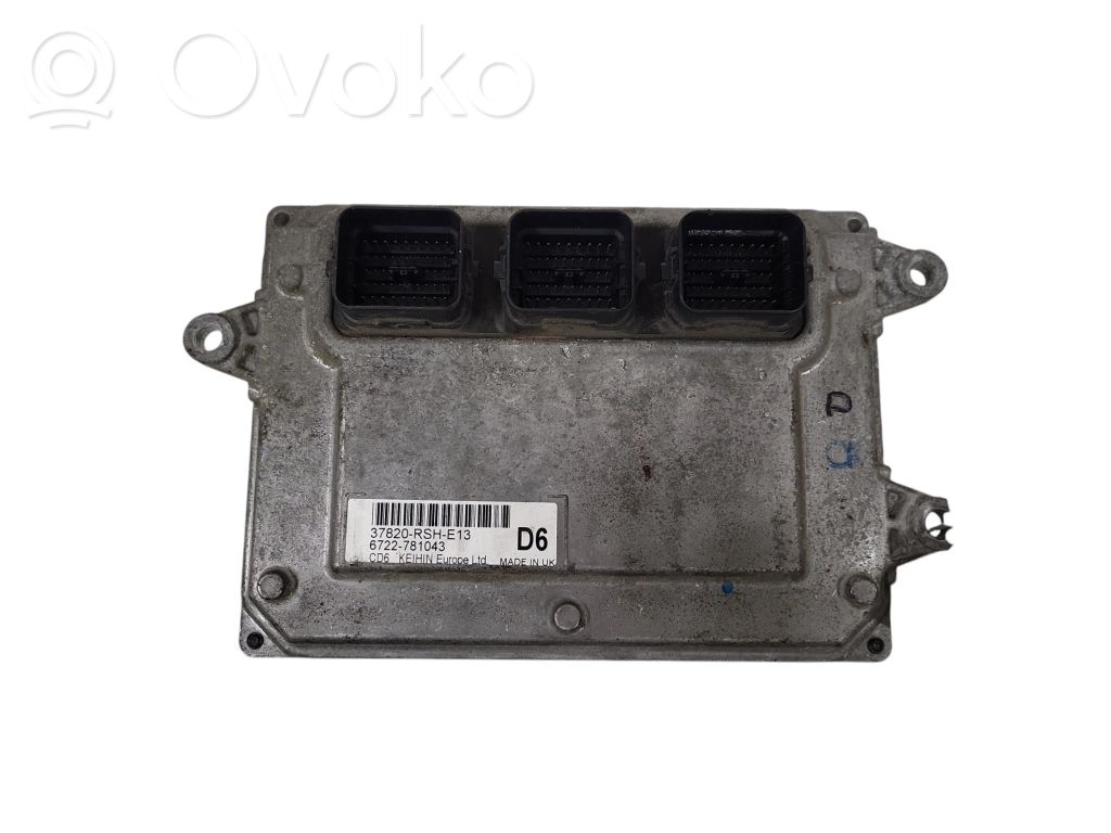 Centralina/modulo del motore   37820RSHE13,6722781043