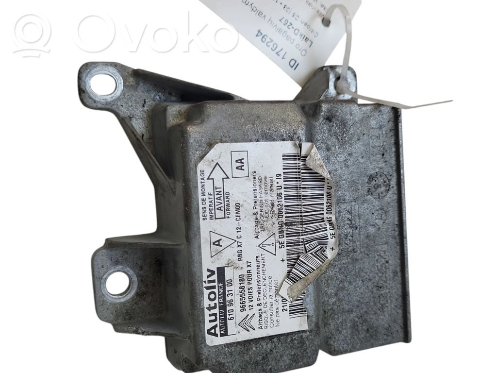 Citroen C5 Centralina/modulo airbag