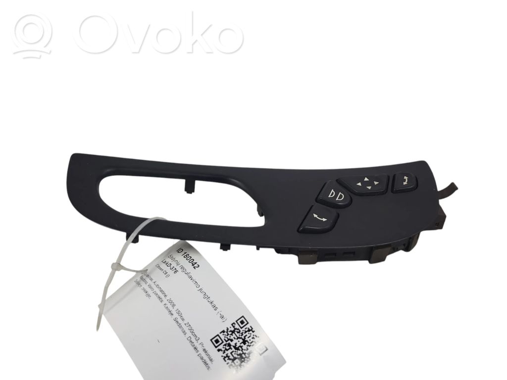 Citroen C6 Interruptor de control del asiento 