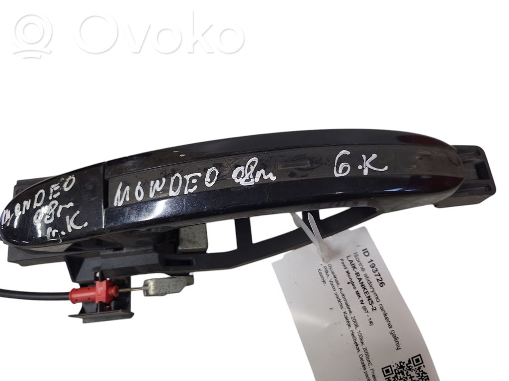 Ford Mondeo MK IV Mâner exterior ușă spate 