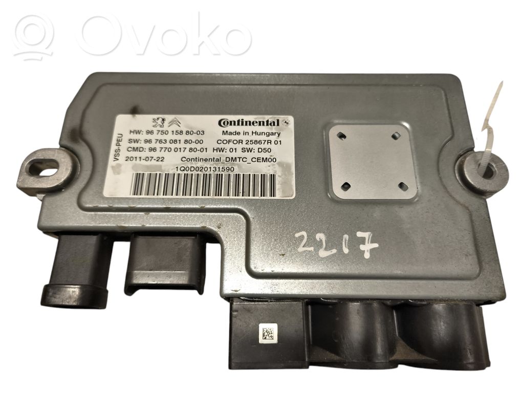 Citroen C4 I Picasso Start/Stop control module 