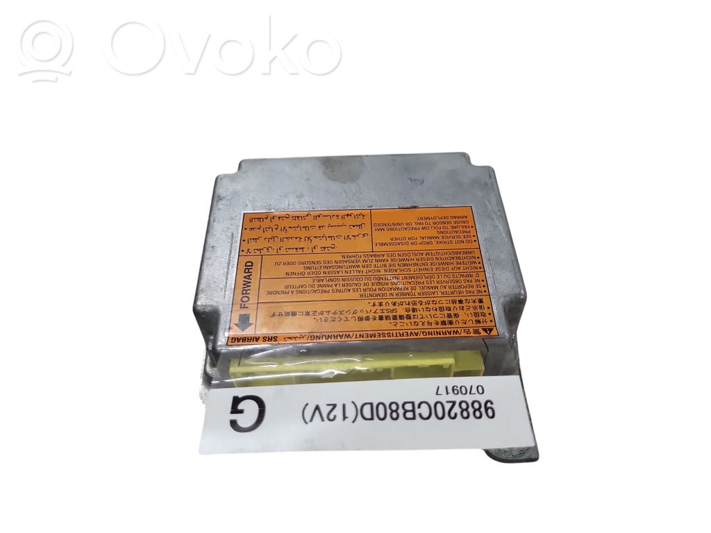 Nissan Murano Z50 Gaisa spilvenu vadības bloks 