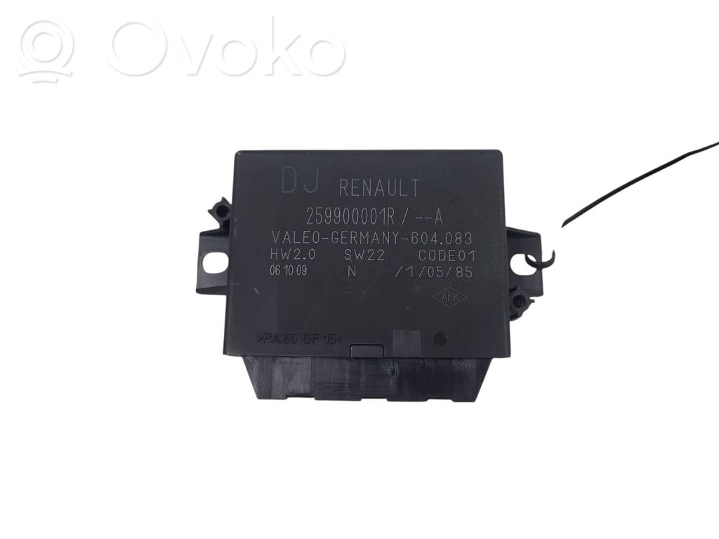 Renault Megane III Pysäköintitutkan (PCD) ohjainlaite/moduuli 