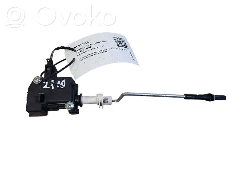 Volkswagen Golf Plus Serratura del tappo del serbatoio del carburante
