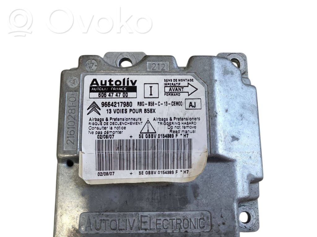 Citroen C4 I Picasso Centralina/modulo airbag