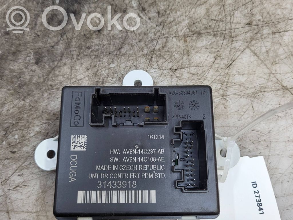 Volvo V60 Unité de commande module de porte 