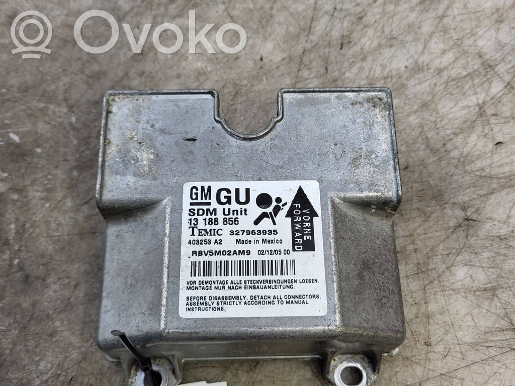 Opel Zafira B Centralina/modulo airbag 
