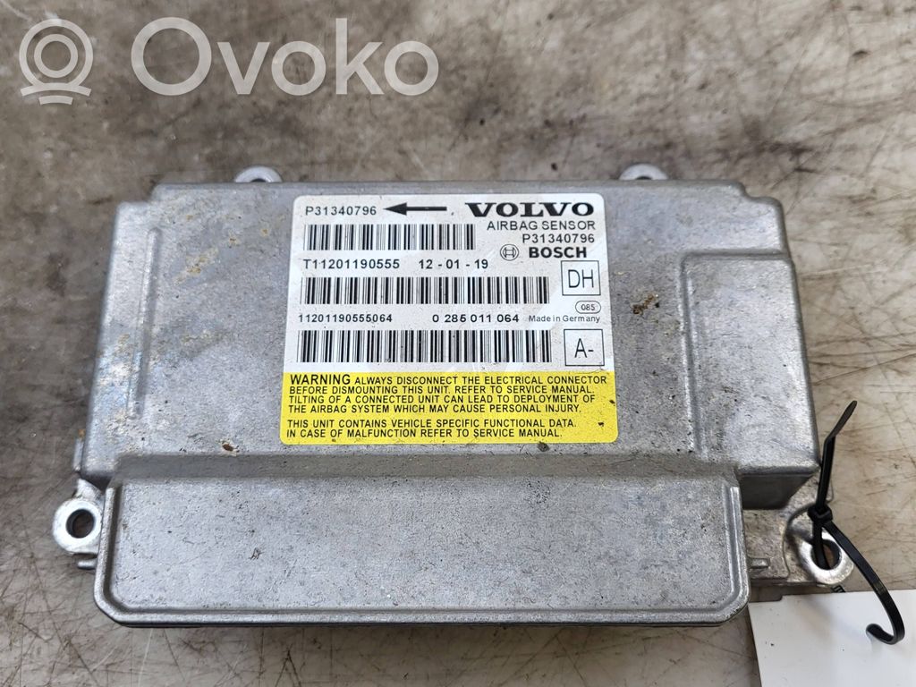 Sterownik / Moduł Airbag   P31340796,0285011064,T11201190555