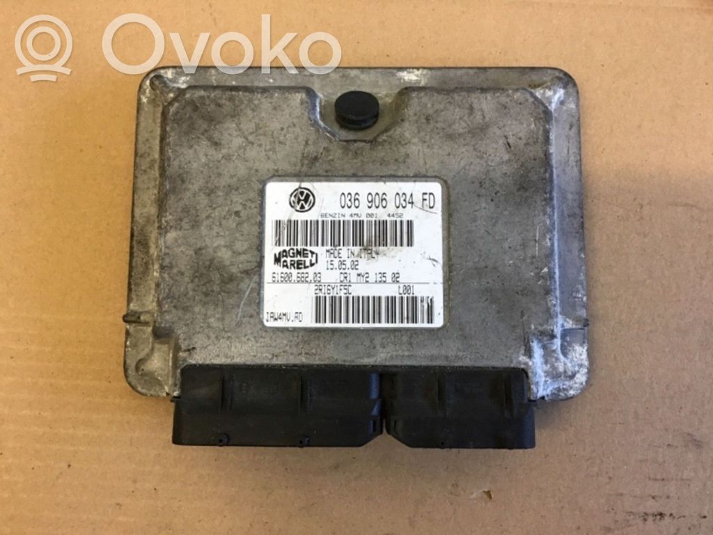 Volkswagen Polo III 6N 6N2 6NF Engine control unit/module 