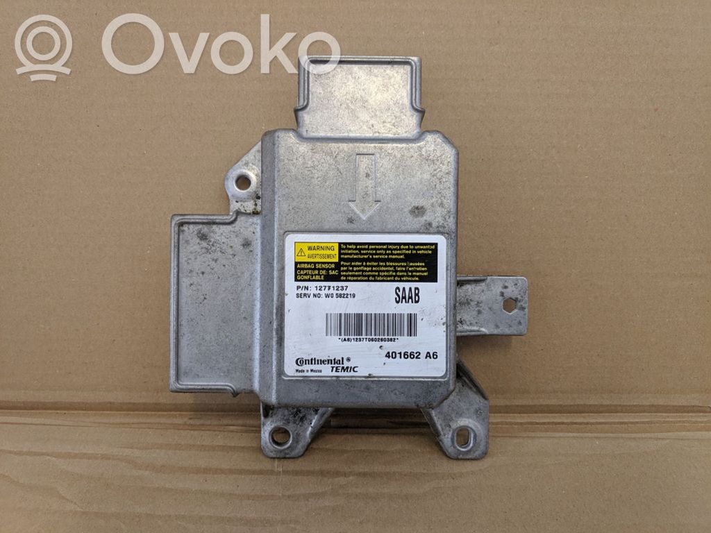 Saab 9-3 Ver2 Unidad de control/módulo del Airbag 