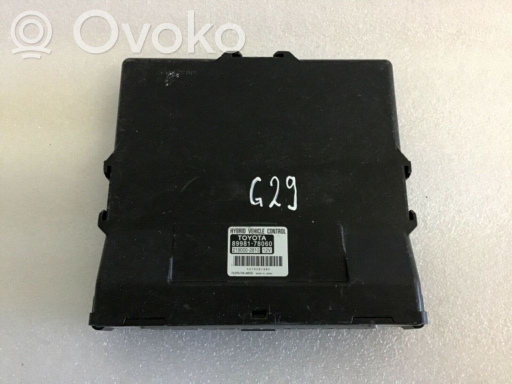 Other control units/modules   8998178060
