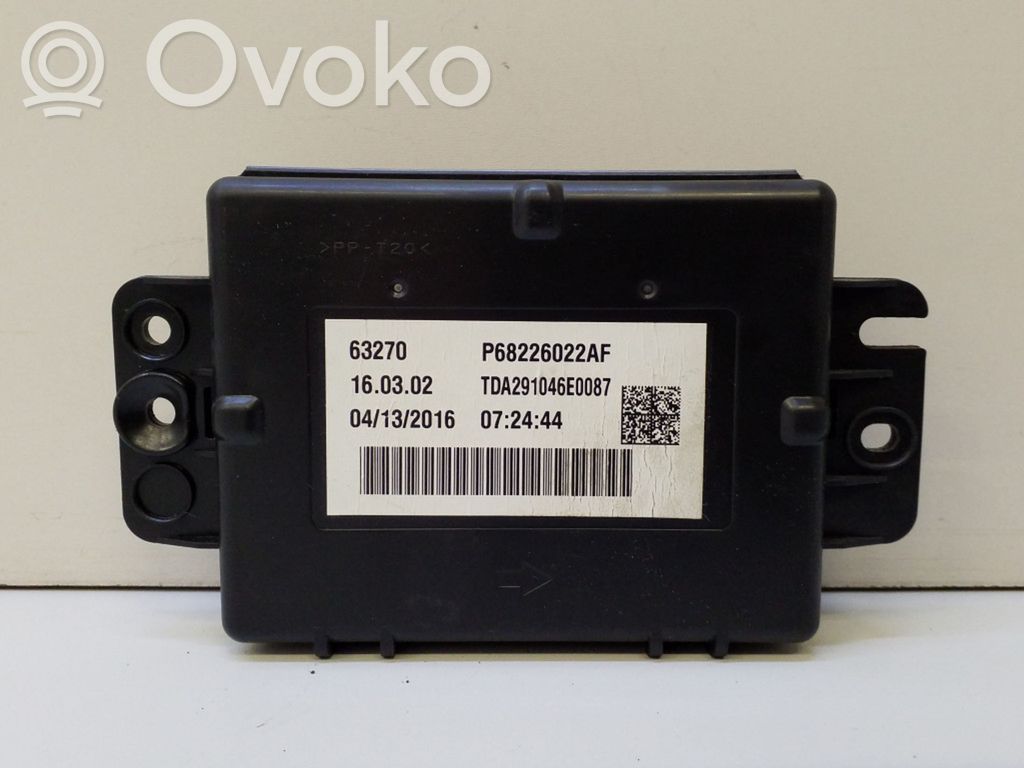 Chrysler Pacifica Air conditioning/heating control unit 