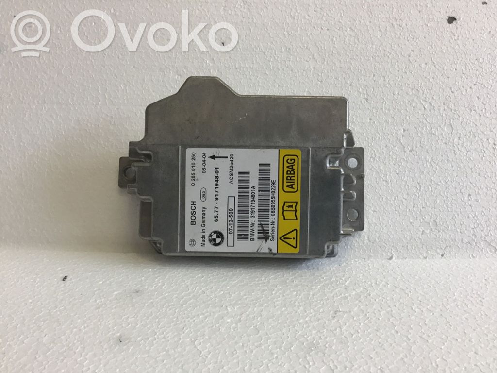 BMW X6 E71 Airbag control unit/module 