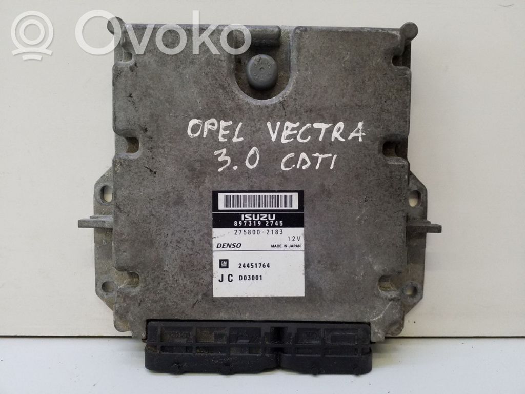Opel Vectra C Engine control unit/module 